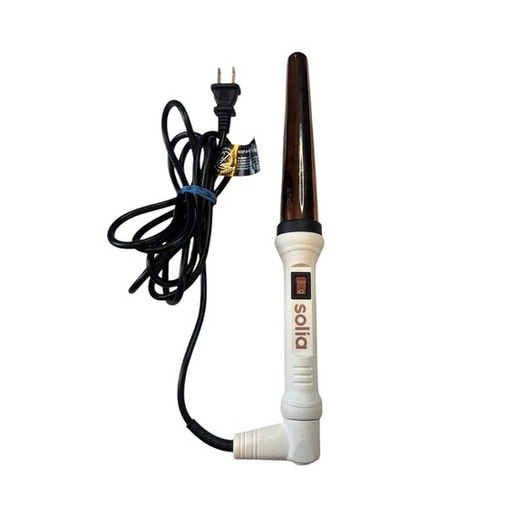 Solia Rose Gold Titanium Professional Curling Iron Wand 4” Model No SO-RCT1932WT - Picture 1 of 4